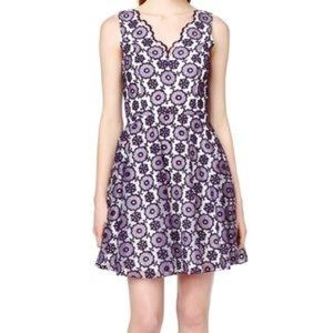 Erin by Erin Fetherston purple floral dress size 0
